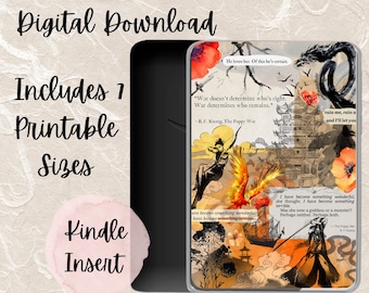 The Poppy War Kindle Insert, Fantasy Cover (Digitaler Download)