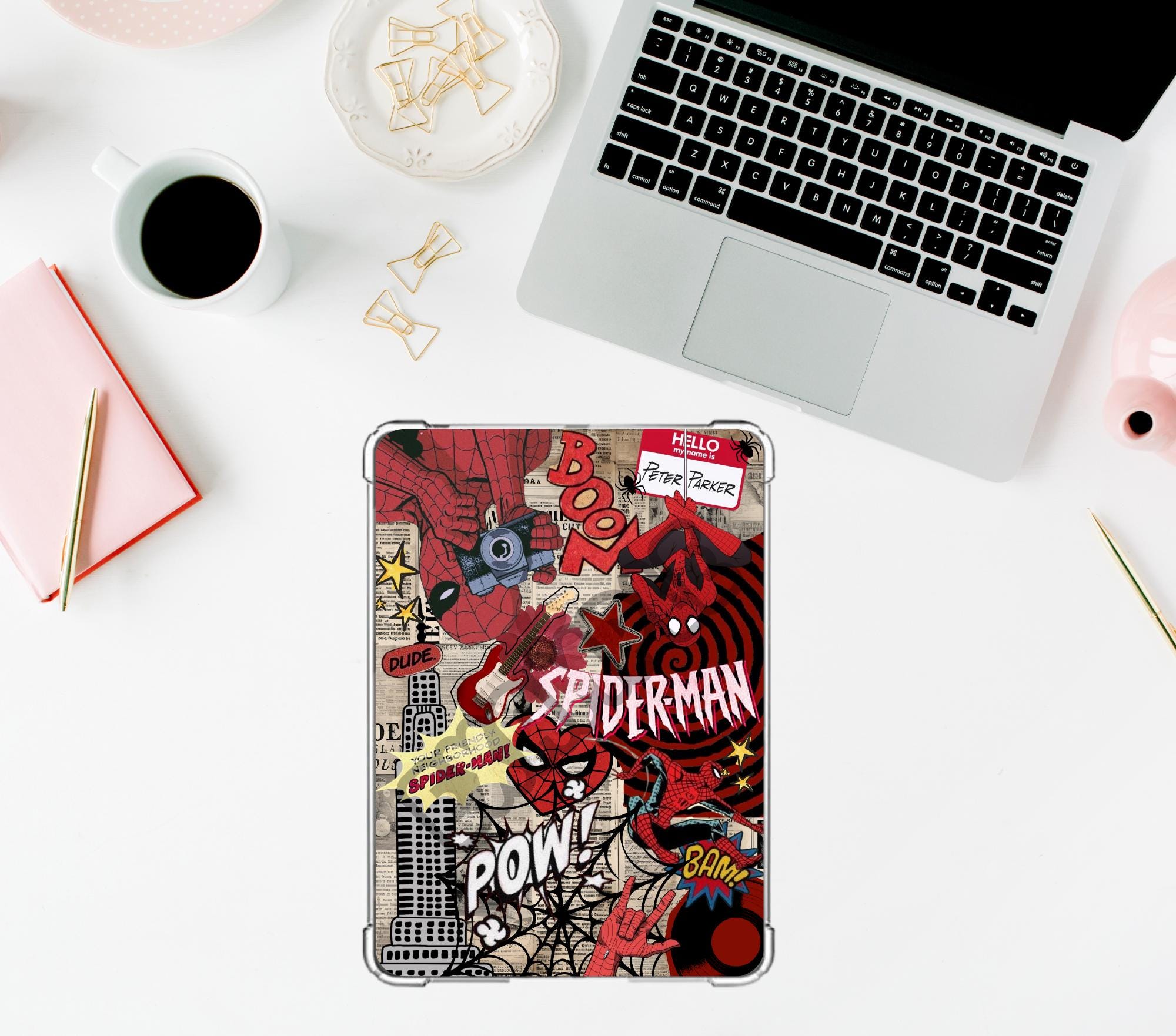 Inset Collage Spider-man Kindle Insert, Collage Design (digital Download) - Etsy