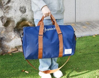 Groomsmen Geschenk Seesack, Custom Seesack für Herren, Brautjungfer Tasche, gestickte Groomsmen Taschen, personalisierte Wochenendreisetaschen, Groomsmen Geschenke