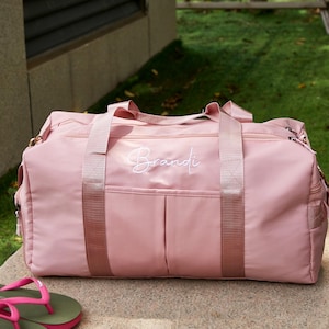 Personalized Duffel Bag,Ballet Dance Bag,Personalized weekend bag,Personalized Gift,Yoga Bag,travel bag Best gift for her,Grayson Duffel