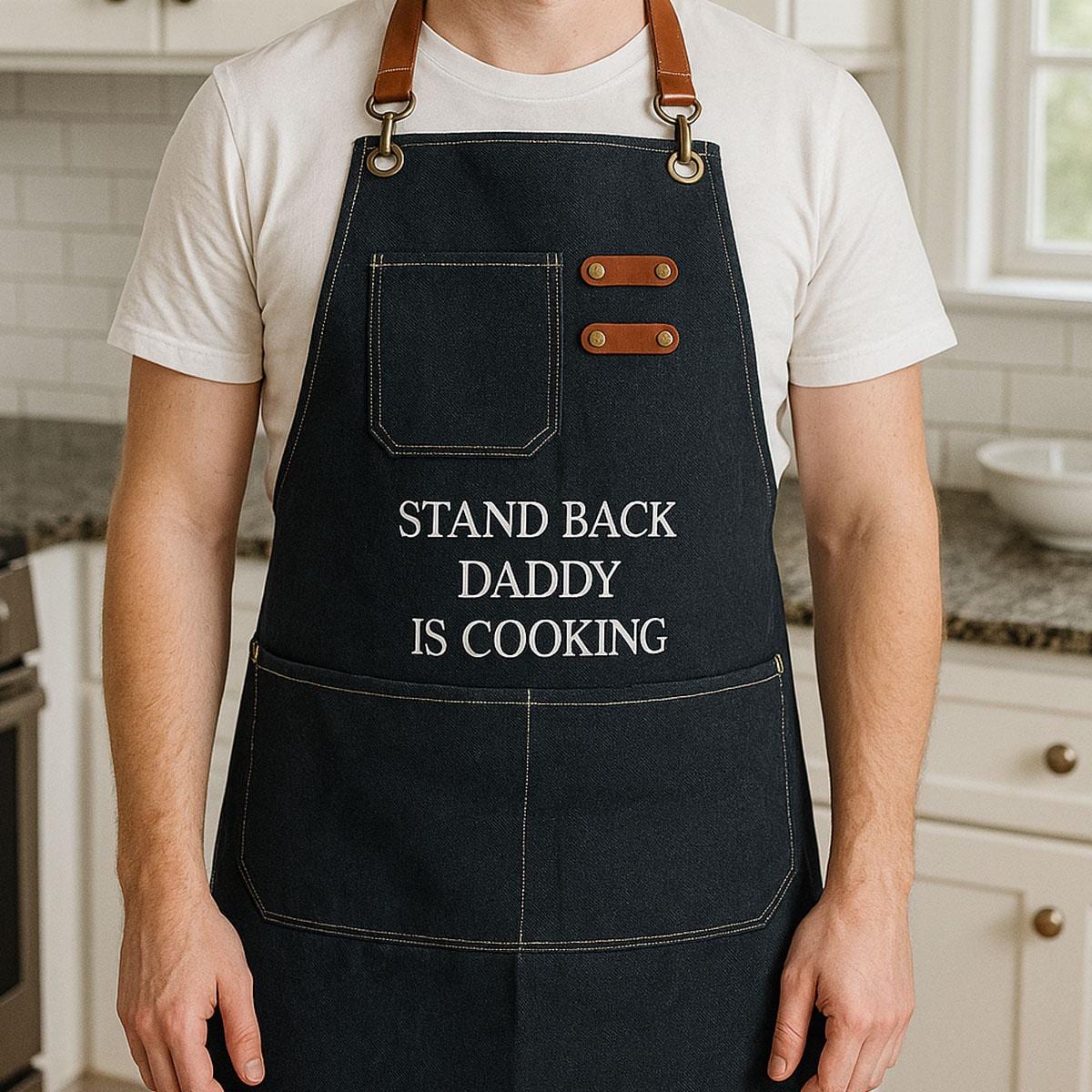 Grembiule Da Cucina Uomo - Divertente E Personalizzato - Regalo Originale Per Barbecue E Addii Al Celibato