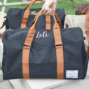 Personalisierter Seesack für Herren, Personalisierte Wochenendtasche, Groomsmen Geschenk, Gestickte Trauzeugen Tasche, Gestickte Reisetasche mit Namen, Geschenk der besten Männer