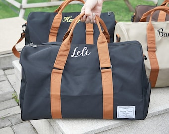 Men&#39;s custom duffel bag,Personalized weekend bag,Groomsmen gift,Embroidered groomsmen bag,Embroidered travel bag with name,Best men&#39;s gift