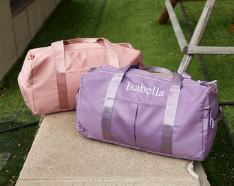 Personalized duffel bag, Duffel Bag with Name,Personalized weekend bag,Personalized Gift,Ladies' Yoga Bag,travel bag,girl gift