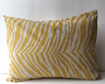 Yellow zebra pillow | Etsy Yellow zebra pillow | Etsy