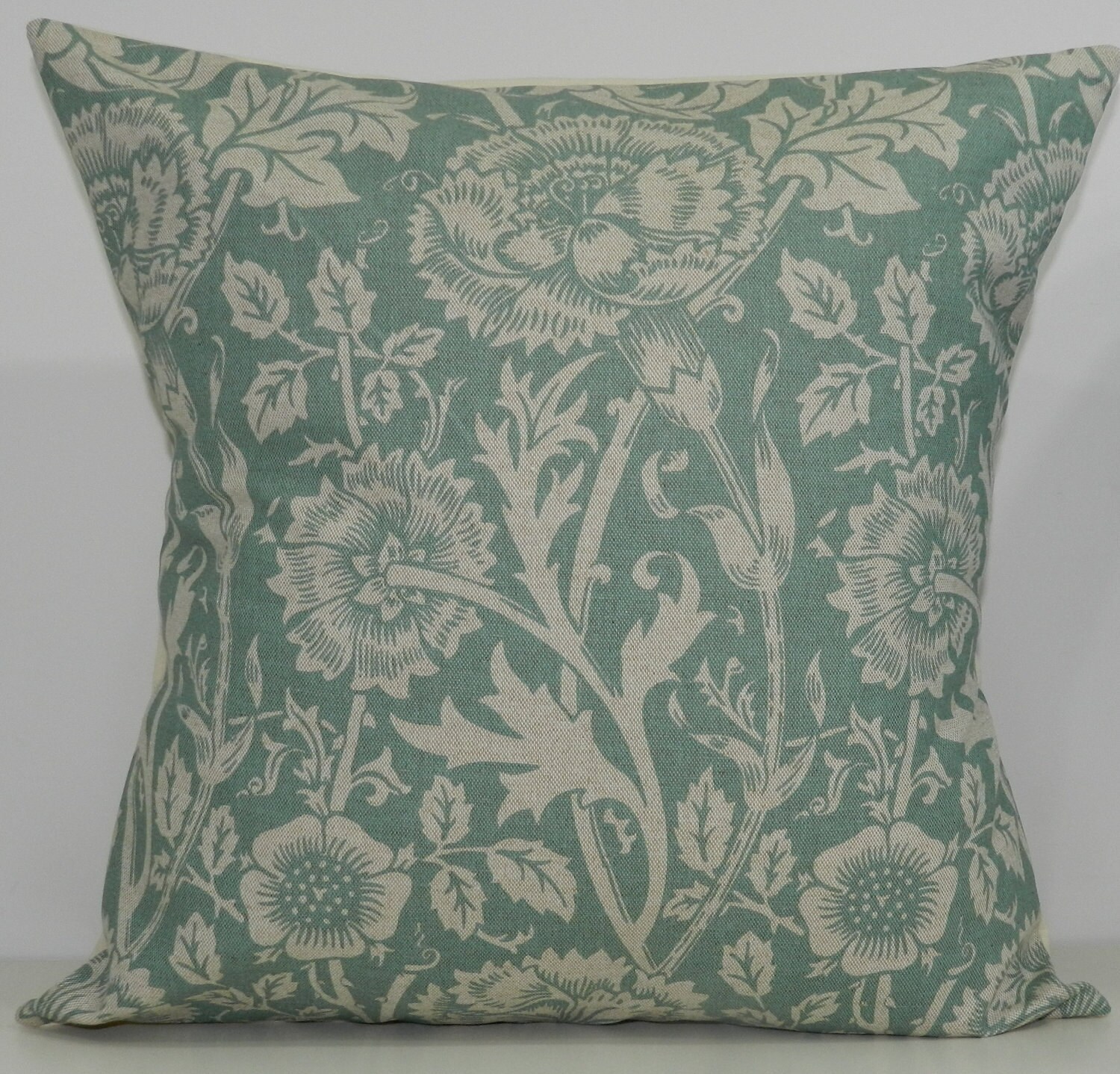 New 18x18 Inch Designer Handmade Pillow Case in Eaton Blue Etsy