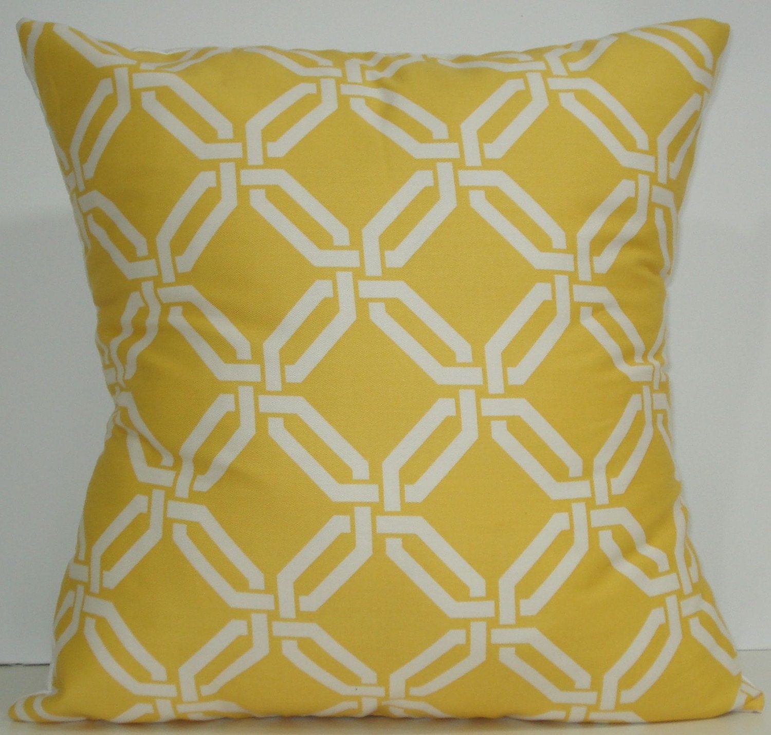 New 18x18 Inch Designer Handmade Pillow Cases. Bright Yellow Etsy