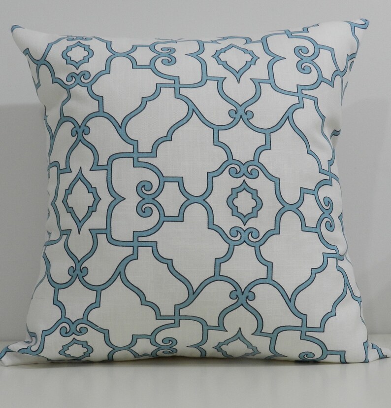 New 18x18 Inch Designer Handmade Pillow Cases in Blue and Etsy