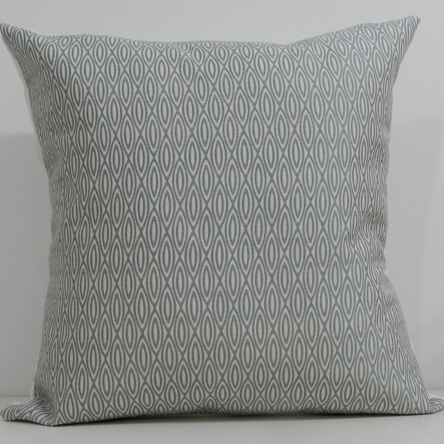 New 18x18 Inch Designer Handmade Pillow Case in Grey Etsy