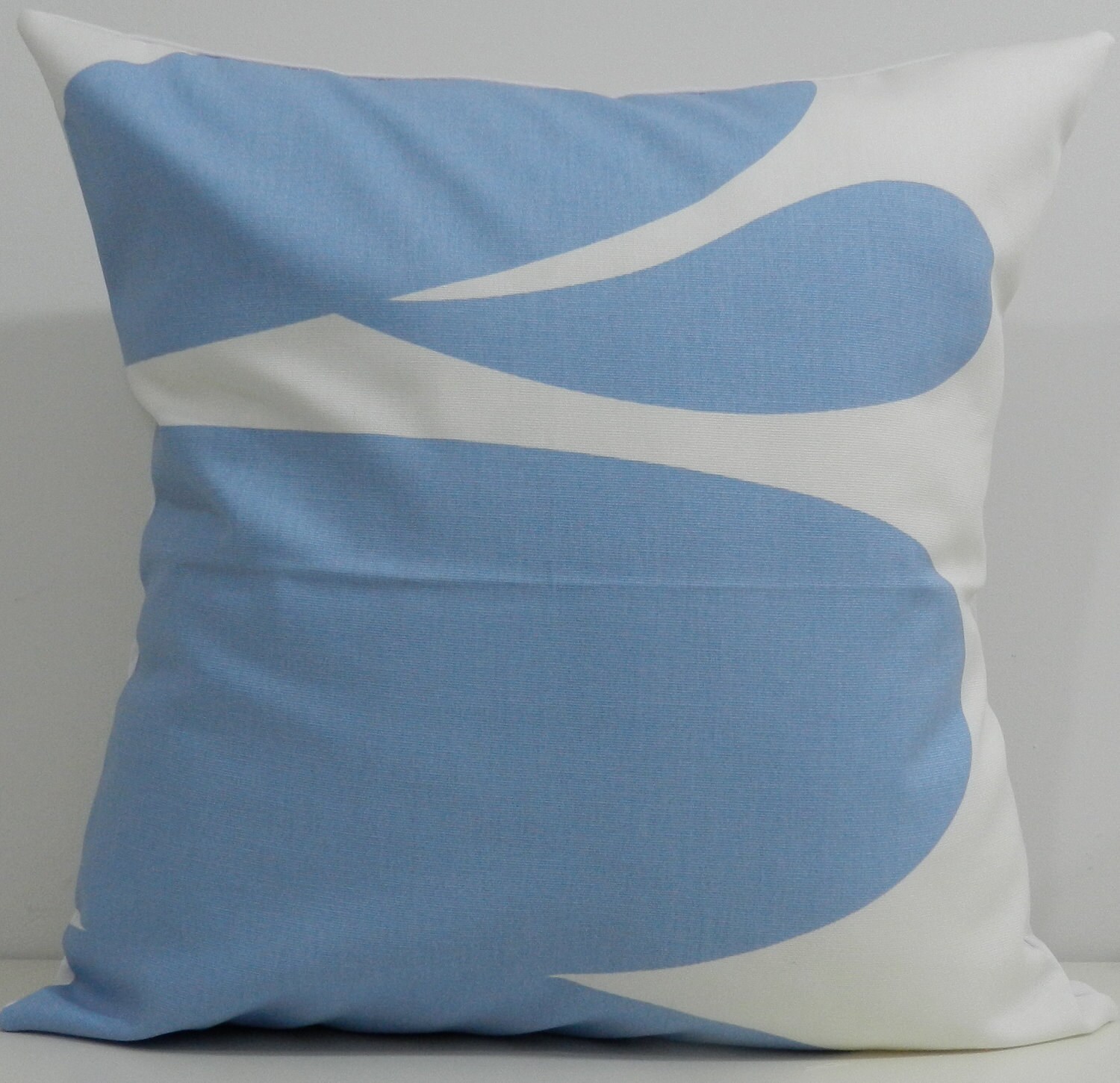 New 18x18 inch Designer Handmade Pillow Case in blue graphic Etsy