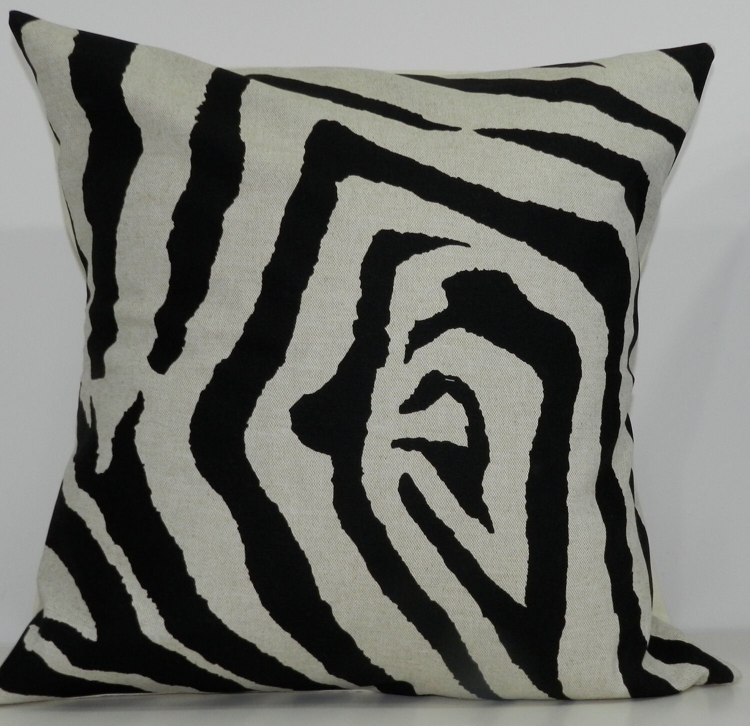 New 18x18 Inch Designer Handmade Pillow Case in Black and Etsy