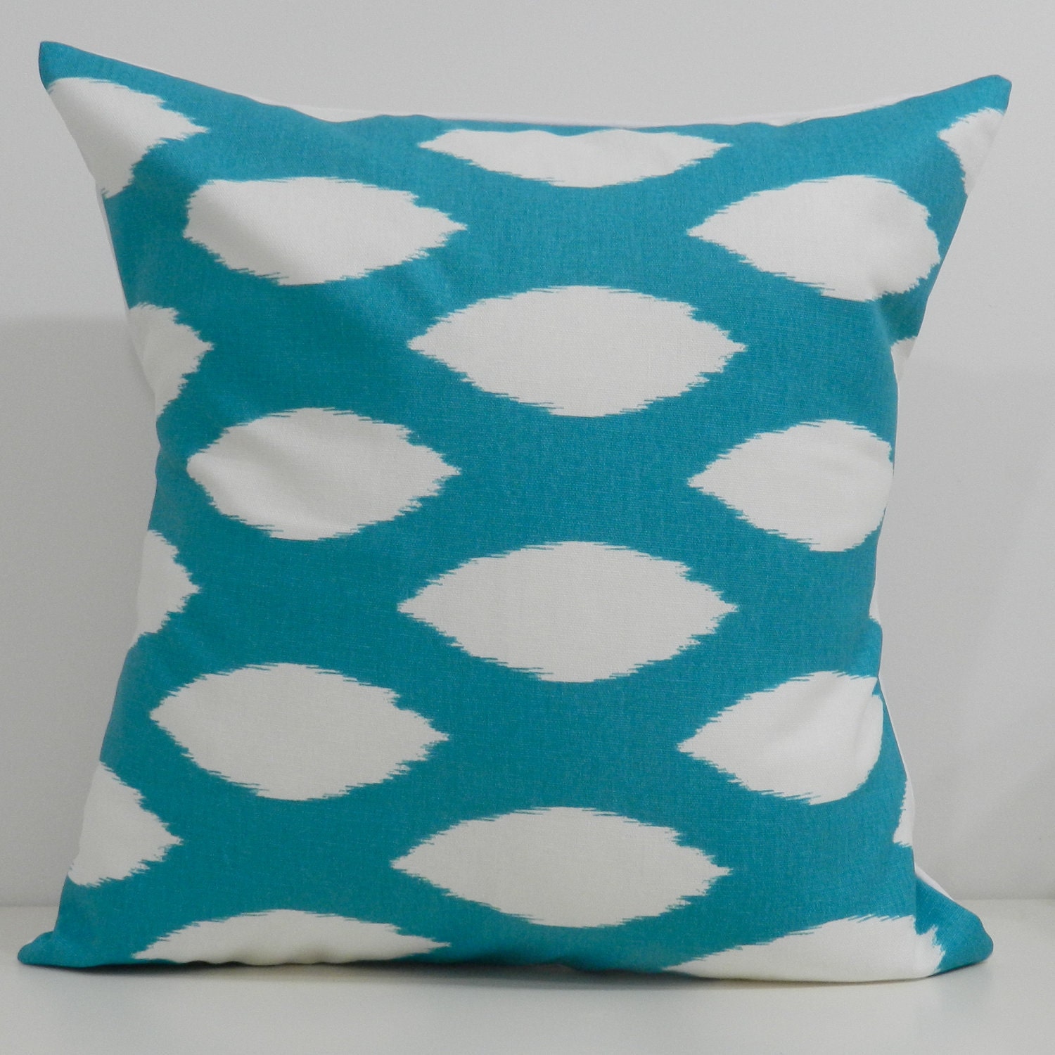 New 18x18 Inch Designer Handmade Pillow Cases in Turquoise Etsy