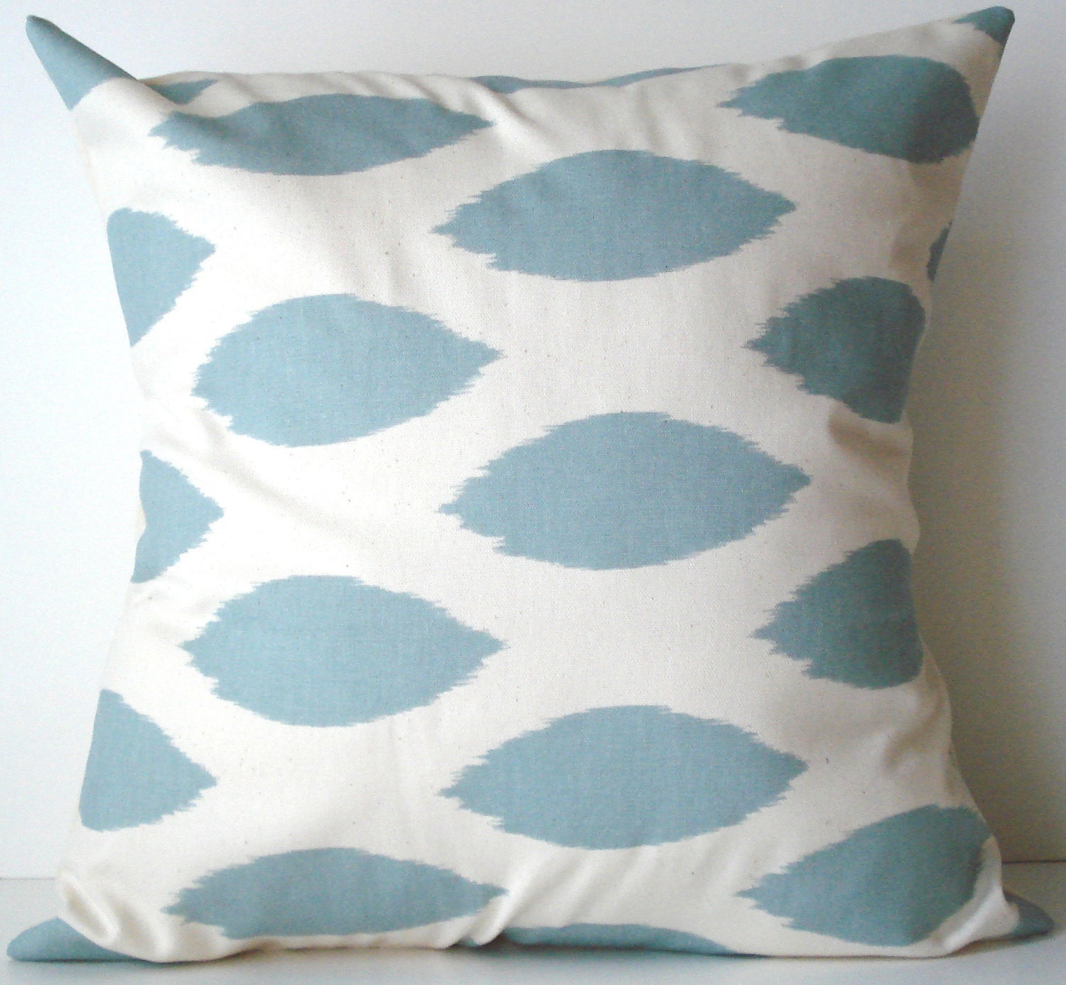 New 18x18 Inch Designer Handmade Pillow Case in Village Blue Etsy