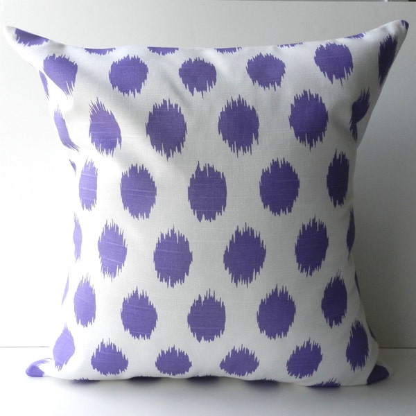 Purple Ikat Pillow Etsy