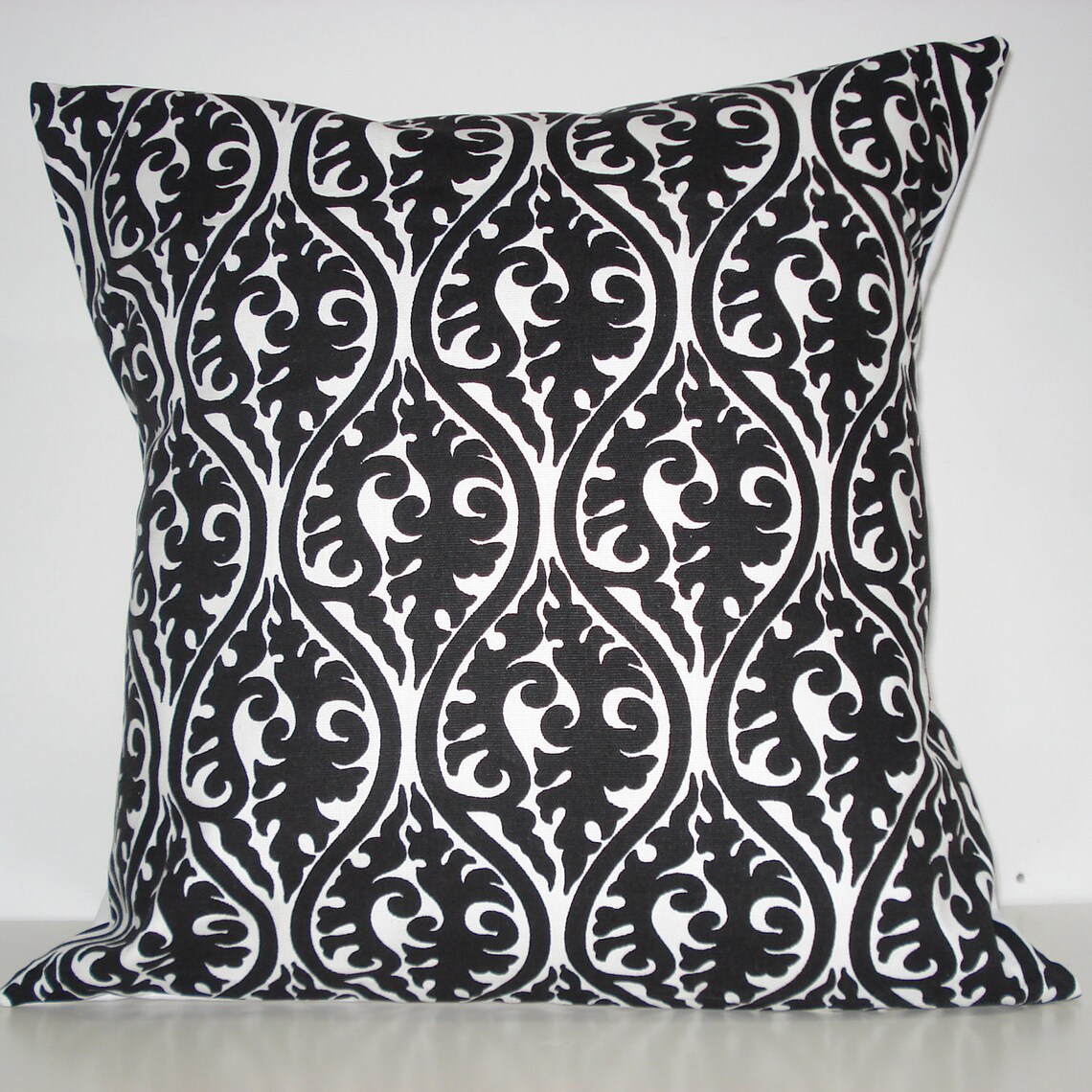 New 18x18 Inch Designer Handmade Pillow Case in Black and Etsy