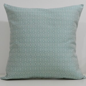 New 18x18 inch Designer Handmade Pillow Case in aqua