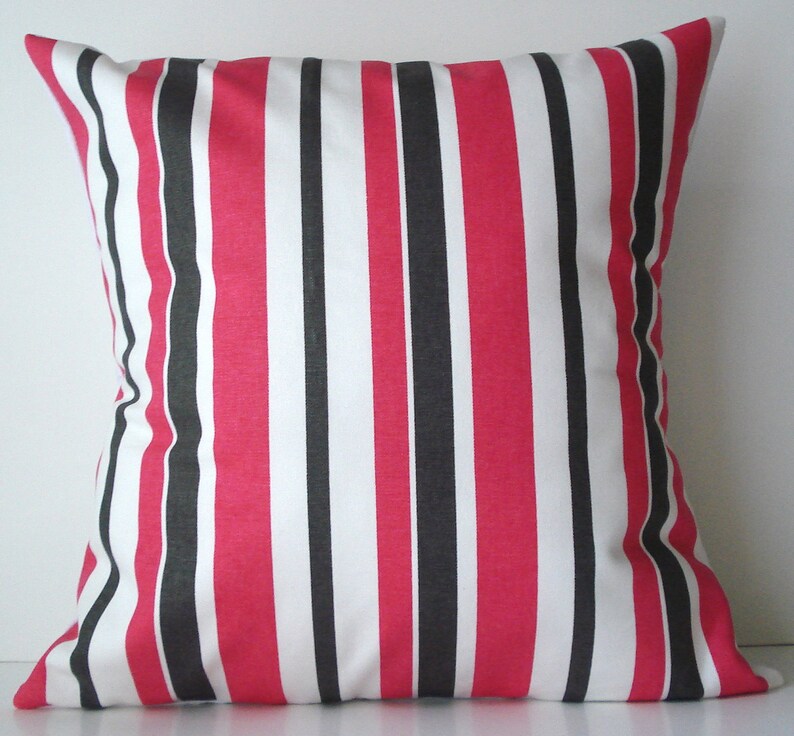 New 18x18 Inch Designer Handmade Pillow Case in Pink and Grey Etsy