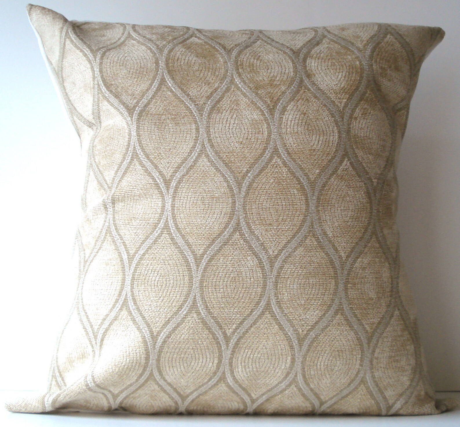 New 18x18 Inch Designer Handmade Pillow Case. Cream Velvet Etsy