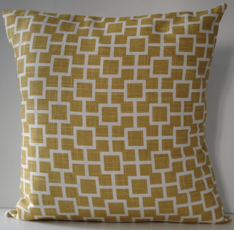 New 18x18 Inch Designer Handmade Pillow Cases. Yellow Etsy