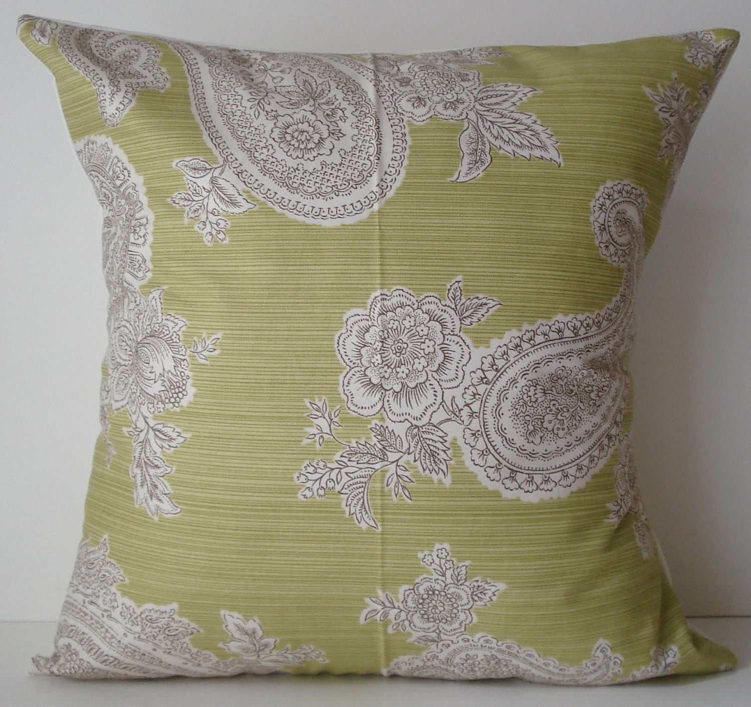 New 18x18 Inch Designer Handmade Pillow Case in Taupe and Etsy