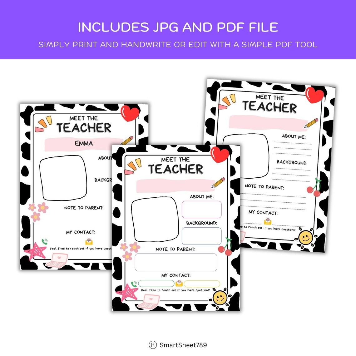 Editable Meet the Teacher Template: Back to School Welcome Letter ...