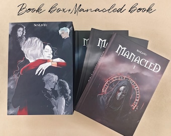 Manacled Book, Colored-Picture Cover With Box, Hardcover Book, Complete Three-In-One Series, Dramione Fanfic