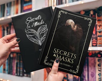 Secretos y Máscaras - Colección de 2 volúmenes, encuadernación de tapa dura, fanfiction de Dramione