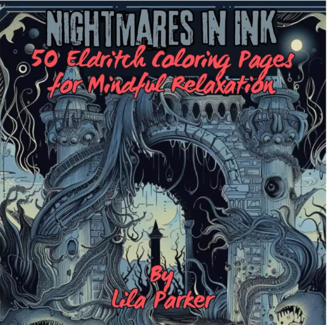 50 Eldritch Horrors Coloring Pages, Printable PDF, Adult Coloring Pages ...
