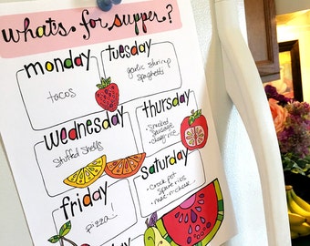 Printable Meal Planner | Weekly Meal Planner: What's for supper?