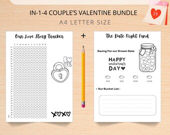 Paquete "Historia de amor en pareja", ahorros para una cita romántica y regalo de aniversario (descarga en PDF)