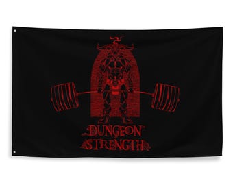Dungeon Strength Gym Flag