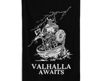 Bannière De Motivation Fitness Valhalla - Décoration Murale Pour Salle De Gym à La Maison