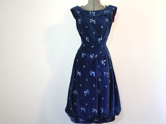 blue velvet vintage clothing