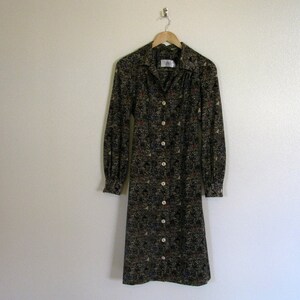 ON HOLD Vintage LENORA Shirt Dress / 1970s Dress image 3