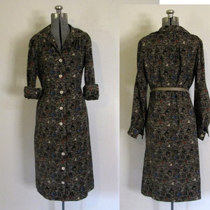 ON HOLD Vintage LENORA Shirt Dress / 1970s Dress image 2