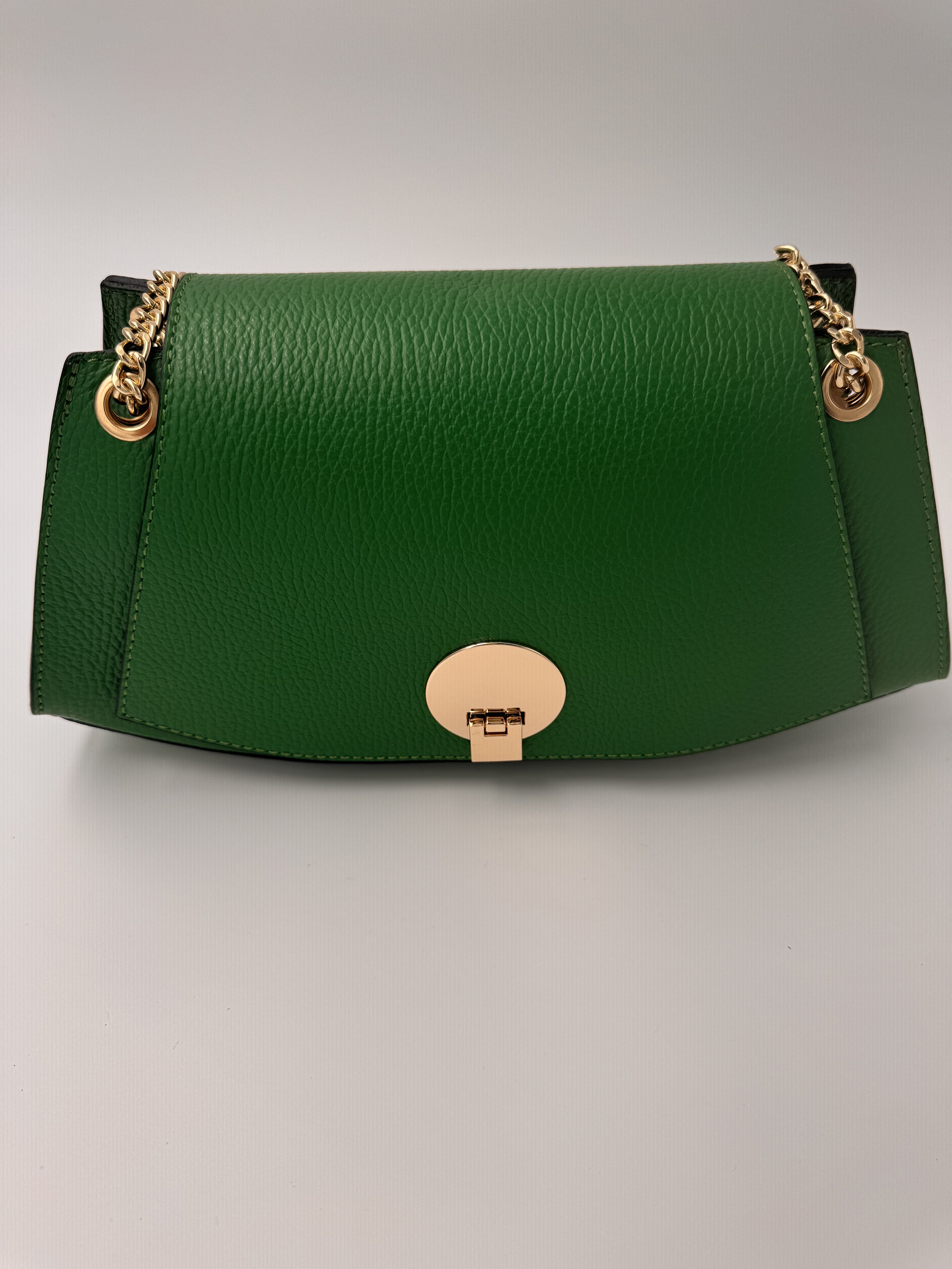 Green Genuine Leather Handbag With Keychain - Etsy Green Genuine Leather Handbag With Keychain - Etsy