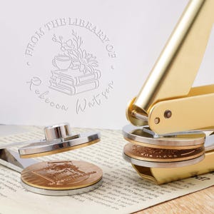 Grabador de libros personalizado, sello grabador de libros personalizado, de la Biblioteca de Grabadores, regalo para amantes de los libros, grabador de biblioteca, regalo para lectores