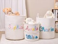Personalized Baby Basket,Christmas Gifts for Baby,Baby Gift Basket,Baby Shower Gift,Newborn Gift,Rope Cotton Baby Basket,Custom Toy Basket product logo