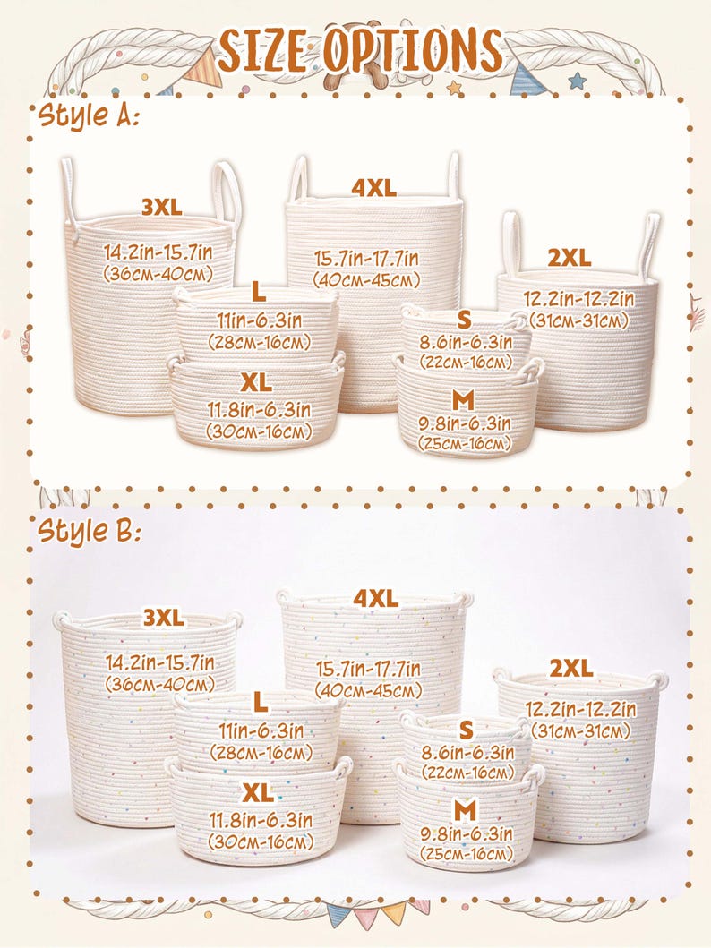 Personalized Name Baby Basket, Custom Nursery Toy Organizer image 5