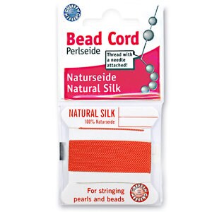 Griffin Silk Cord No. 2 Coral .45mm - 2 meters