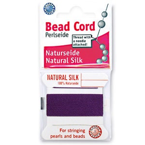 Griffin Silk Cord No. 2 Amethyst - 2 meters - .45mm