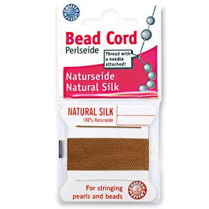 Griffin Silk Cord No. 2 Carnelian .45mm - 2 meters
