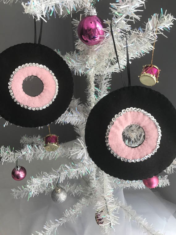 Pink Felt 45 Record Oldies 50 S Rock N Roll Inspired Etsy