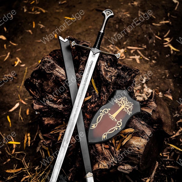 Handmade Fantasy King Sword Reforged Cosplay Swords Replica Christmas Medieval gift for husband