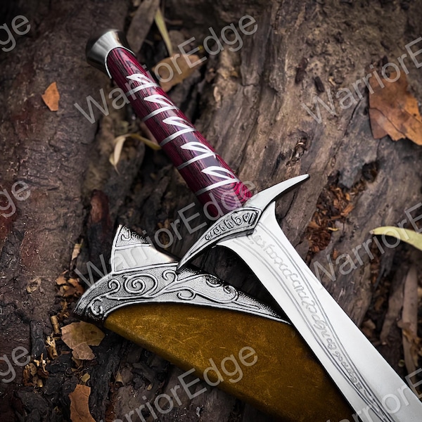 Handmade Fantasy Short Sword, Medieval Cosplay Sword Replica, Personalized gift for Boyfriend