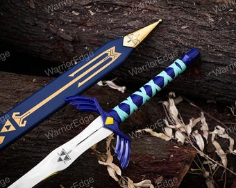 Zelda Sword, Handmade Master Sword Replica, Fantasy Cosplay Longsword Gamer Gift For Him