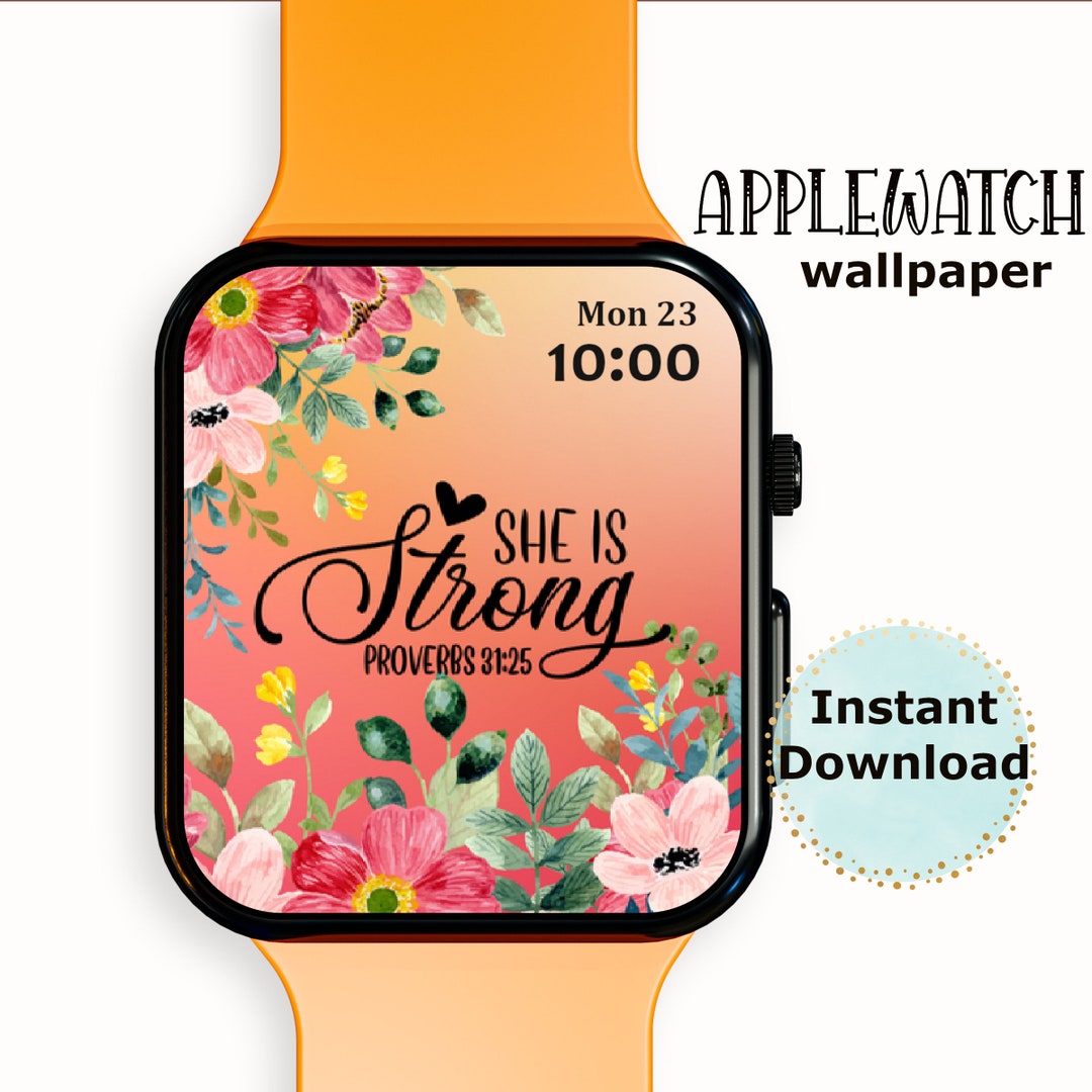 Apple Watch Face Wallpaper, Positive Affirmation Smart Watch Lock