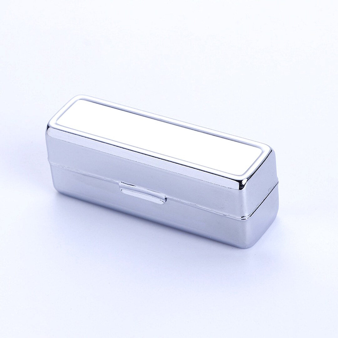 Blank Metal Lipstick Case Mirror Case Lipstick Holder DIY Etsy