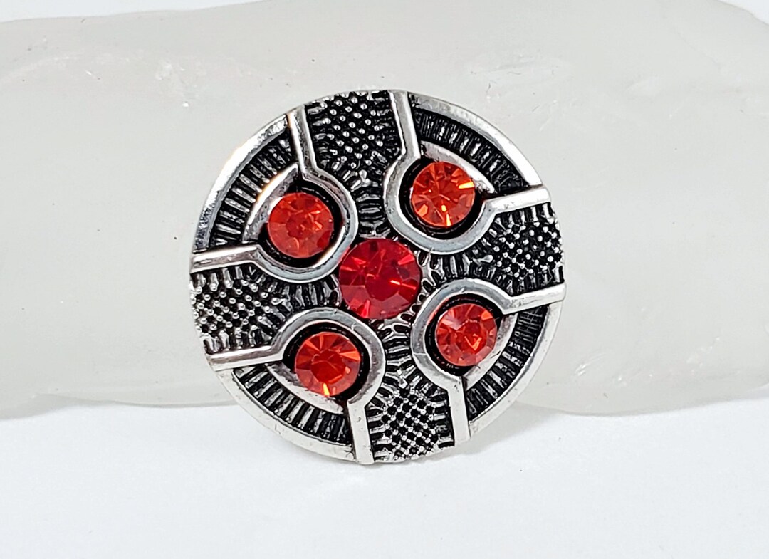 Red Snap Button Interchangeable Jewelry 18-22 Mm Snap - Etsy