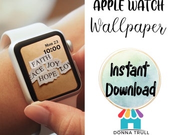 Faith Hope Love Watch Wallpaper Design, Christian Watch Background, Smart Watch Wallpaper, Lock Screen Wallpaper, Watch Digital Download